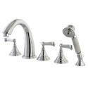 Kingston Brass KS536 Royale Roman Tub Filler w/ Hand & Shower