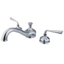 Kingston Brass KS333 Silver Sage ADA Roman Tub Filler