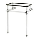 Kingston Brass VAH282033 Fauceture Console Basin w/ Acrylic Pedestal