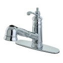 Kingston Brass GS757 Gourmetier Templeton Pull-Out Kitchen Faucet