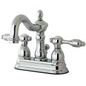 Kingston Brass KB160 Tudor 4" Center Lavatory Faucet w/ Retail Pop-Up Kingston Brass KB160 Tudor 4" Center Lavatory Faucet w/ Retail Pop-Up