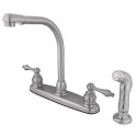 Kingston Brass KB71 Victorian High Arch Kitchen Faucet w/ ALSP lever handles Kingston Brass KB71 Victorian High Arch Kitchen Faucet w/ ALSP lever handles