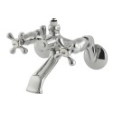 Kingston Brass CC266 Vintage Wall Mount Tub Faucet w/ Riser Adapter