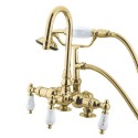 Kingston Brass CC1 Vintage 3-3/8" Deck Mount Clawfoot Tub Filler