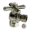 Kingston Brass CC3310 Vintage Angle Stop Valve w/ 3/8" IPS x 3/8" cross handle