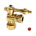 Kingston Brass CC5430 Vintage Classic Angle Stop Valve w/ 5/8" OD Compression x 1/2" or 7/16" Slip Joint w/ metal lever Kingston Brass CC5430 Vintage Classic Angle Stop Valve w/ 5/8" OD Compression x 1/2" or 7/16" Slip Joint w/ metal lever