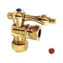 Kingston Brass CC5430 Vintage Classic Angle Stop Valve w/ 5/8" OD Compression x 1/2" or 7/16" Slip Joint w/ metal lever