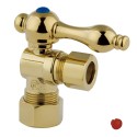 Kingston Brass CC5440 Vintage Angle Stop Valve w/ 5/8" OD Compression x 1/2" OD Compression w/ lever handle