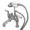 Kingston Brass CC608T1 Vintage Deck Mount Clawfoot Tub Filler w/ Hand & Shower