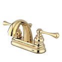 Kingston Brass KB561 Vintage Two Handle 4" Centerset Lavatory Faucet w/ Retail Pop-up w/ lever hanldes Kingston Brass KB561 Vintage Two Handle 4" Centerset Lavatory Faucet w/ Retail Pop-up w/ lever hanldes