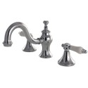 Kingston Brass KS716 Vintage Widespread Lavatory Faucet w/ Brass Vintage Pop-up Drain Kingston Brass KS716 Vintage Widespread Lavatory Faucet w/ Brass Vintage Pop-up Drain