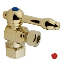 Kingston Brass CC4310 Vintage Angle Stop Valve w/ 1/2" IPS x 3/8" OD Compression w/ KL lever handles