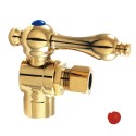 Kingston Brass CC4320 Vintage Angle Stop Valve w/ 1/2" Sweat x 3/8" OD Compression w/ lever handles