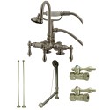 Kingston Brass CCK13T Vintage Deck Mount Clawfoot Tub Faucet Package Kingston Brass CCK13T Vintage Deck Mount Clawfoot Tub Faucet Package