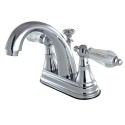 Kingston Brass KS761 4" Centerset Lavatory Faucet w/ Brass Pop-Up w/ Crystal Lever Handles Kingston Brass KS761 4" Centerset Lavatory Faucet w/ Brass Pop-Up w/ Crystal Lever Handles