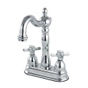 Kingston KB1491BEX Brass 4" Centerset Bar Faucet, CP