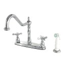 Kingston Brass KB175 8" Centerset Kitchen Faucet with Plastic Sprayer Kingston Brass KB175 8" Centerset Kitchen Faucet with Plastic Sprayer