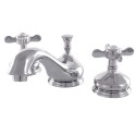 Kingston Brass KS116 Widespread Lavatory Faucet with Brass Pop-Up Kingston Brass KS116 Widespread Lavatory Faucet with Brass Pop-Up