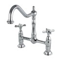 Kingston Brass KS117 8" Centerset Kitchen Faucet Less Sprayer w/ cross handles Kingston Brass KS117 8" Centerset Kitchen Faucet Less Sprayer w/ cross handles