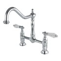 Kingston Brass KS117 8" Centerset Kitchen Faucet Less Sprayer w/ crystal lever handles Kingston Brass KS117 8" Centerset Kitchen Faucet Less Sprayer w/ crystal lever handles