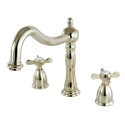 Kingston Brass KS134 Roman Tub Filler with Cross Handle