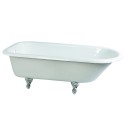 Kingston Brass NHVCTND673123T Aqua Eden 66" Cast Iron Roll Top Bathtub Kingston Brass NHVCTND673123T Aqua Eden 66" Cast Iron Roll Top Bathtub