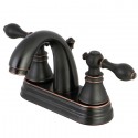 Kingston Brass FS5616ACL Fauceture American Classic Two Handle Centerset Lavatory Faucet, Naples Bronze