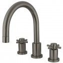 Kingston Brass KS8328DX Concord Two Handle Roman Tub Filler