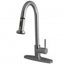 Kingston Brass KS878 Concord Single Handle Pull-Down Kitchen Faucet