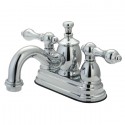 Kingston Brass KS710 4" Centerset Lavatory Faucet w/ Heritage Spout & AL Metal Lever Handle Kingston Brass KS710 4" Centerset Lavatory Faucet w/ Heritage Spout & AL Metal Lever Handle
