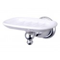 Kingston Brass BA7975C English Vintage Wall Mount Soap Dish, Bright Chrome