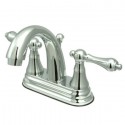 Kingston Brass KS761 English Vintage Two Handle 4" Centerset Lavatory Faucet w/ Brass Pop-up & AL lever handles Kingston Brass KS761 English Vintage Two Handle 4" Centerset Lavatory Faucet w/ Brass Pop-up & AL lever handles