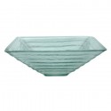 Kingston Brass CV1616VCG Fauceture Crystal Glass Vessel Bathroom Sink w/out Overflow Hole
