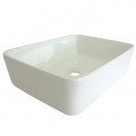 Kingston Brass EV5102 China Vessel Bathroom Sink w/out Overflow Hole, White