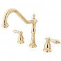 Kingston Brass KB179 Heritage 8" Center Kitchen Faucet w/ lever handles Kingston Brass KB179 Heritage 8" Center Kitchen Faucet w/ lever handles