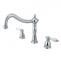 Kingston Brass KS134 Heritage Two Handle Roman Tub Filler w/ PL lever handles