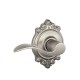 Schlage ACC F51A ACC 609 BRK CK BRK Accent Door Lever with Brookshire Decorative Rose