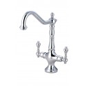 Kingston Brass KS177 Heritage Double Handle Kitchen Faucet w/out Sprayer & ALLS lever handles Kingston Brass KS177 Heritage Double Handle Kitchen Faucet w/out Sprayer & ALLS lever handles