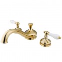 Kingston Brass KS333 Heritage Two Handle Roman Tub Filler