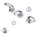 Kingston Brass KB632 Legacy Three Handle Bidet Faucet w/ Brass Pop-up