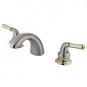 Kingston Brass KB959LP Magellan Two Handle 4" to 8" Mini Widespread Lavatory Faucet