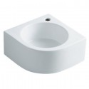 Kingston Brass EV1094 Manhattan White China Vessel Bathroom Sink w/ Faucet Hole