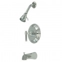 Kingston Brass KB263 Milano Single ML Handle Tub & Shower Faucet