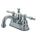 Kingston Brass KS710 4" Centerset Lavatory Faucet w/ Heritage Spout & NL Metal Lever Handle Kingston Brass KS710 4" Centerset Lavatory Faucet w/ Heritage Spout & NL Metal Lever Handle