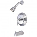 Kingston Brass GKB363 Water Saving Restoration Tub & Shower Faucet w/ Lever Handles