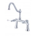 Kingston Brass KS3231BL Restoration Deck Mount Clawfoot Tub Filler