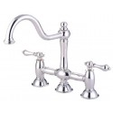 Kingston Brass KS378 Restoration 8" Deck Mount Kitchen Faucet