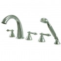 Kingston Brass KS236 Royale Three Handle Roman Tub Filler