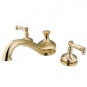 Kingston Brass KS333 Royale Two Handle Roman Tub Filler