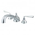 Kingston Brass KS553 Silver Sage Two Handle Roman Tub Filler